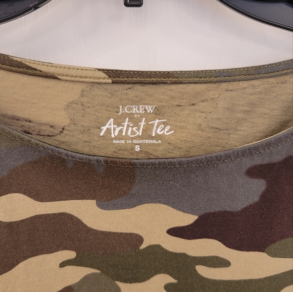 J. Crew Factory Artist Camo Tee Size Small - Picture 5 of 7
